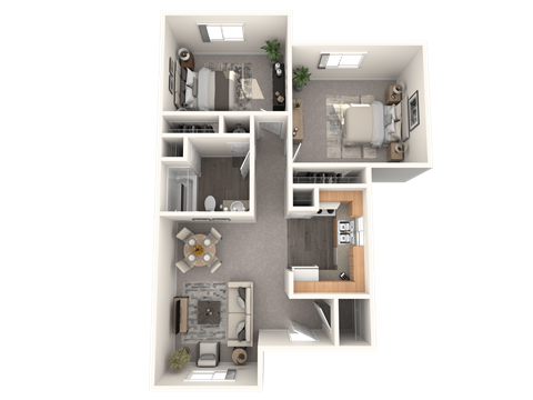 2 bed 1 bath at Roosevelt Commons Apartments, Arizona